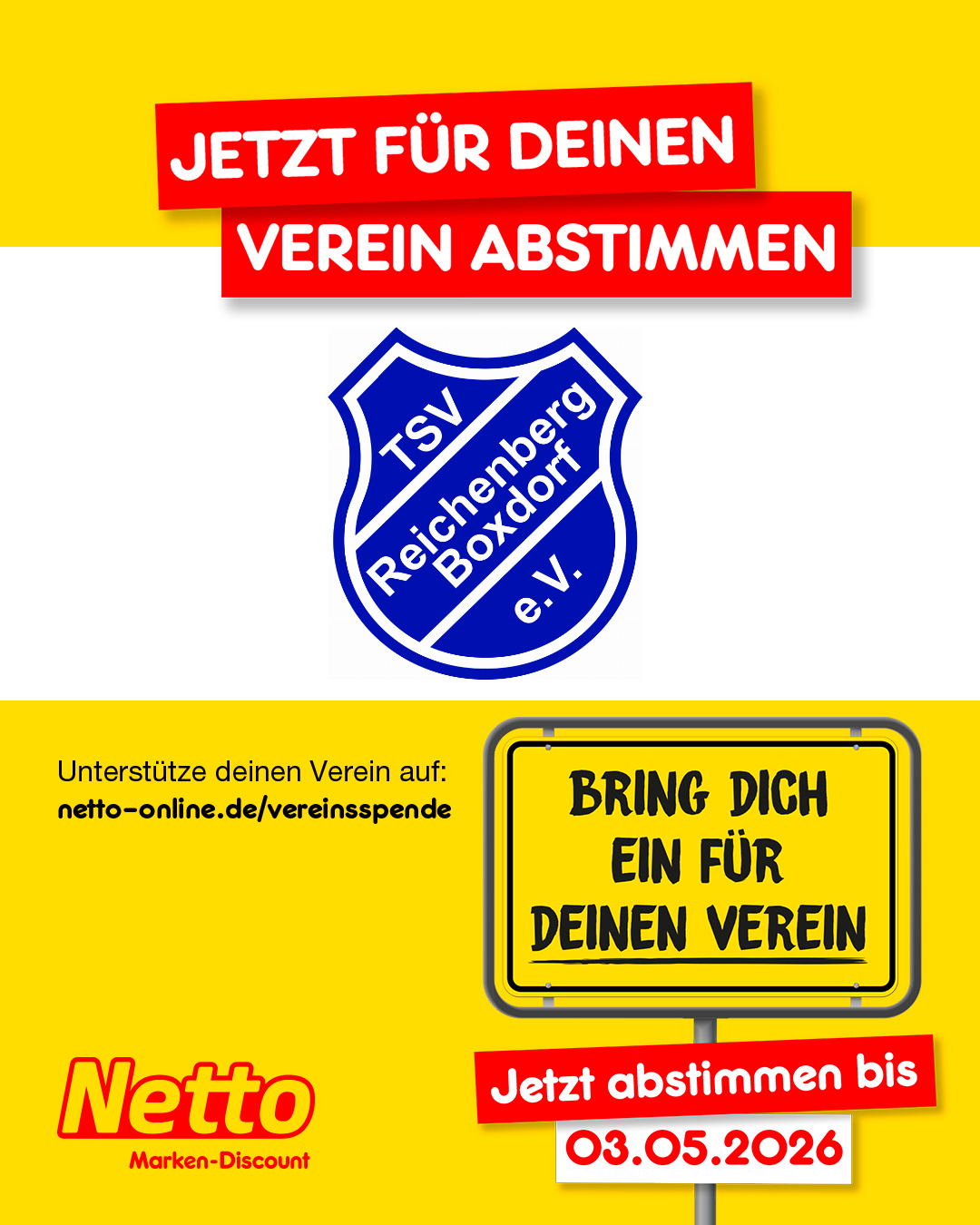 Mehr über den Artikel erfahren Jetzt für unseren Verein abstimmen – jede Stimme zählt! 💙
